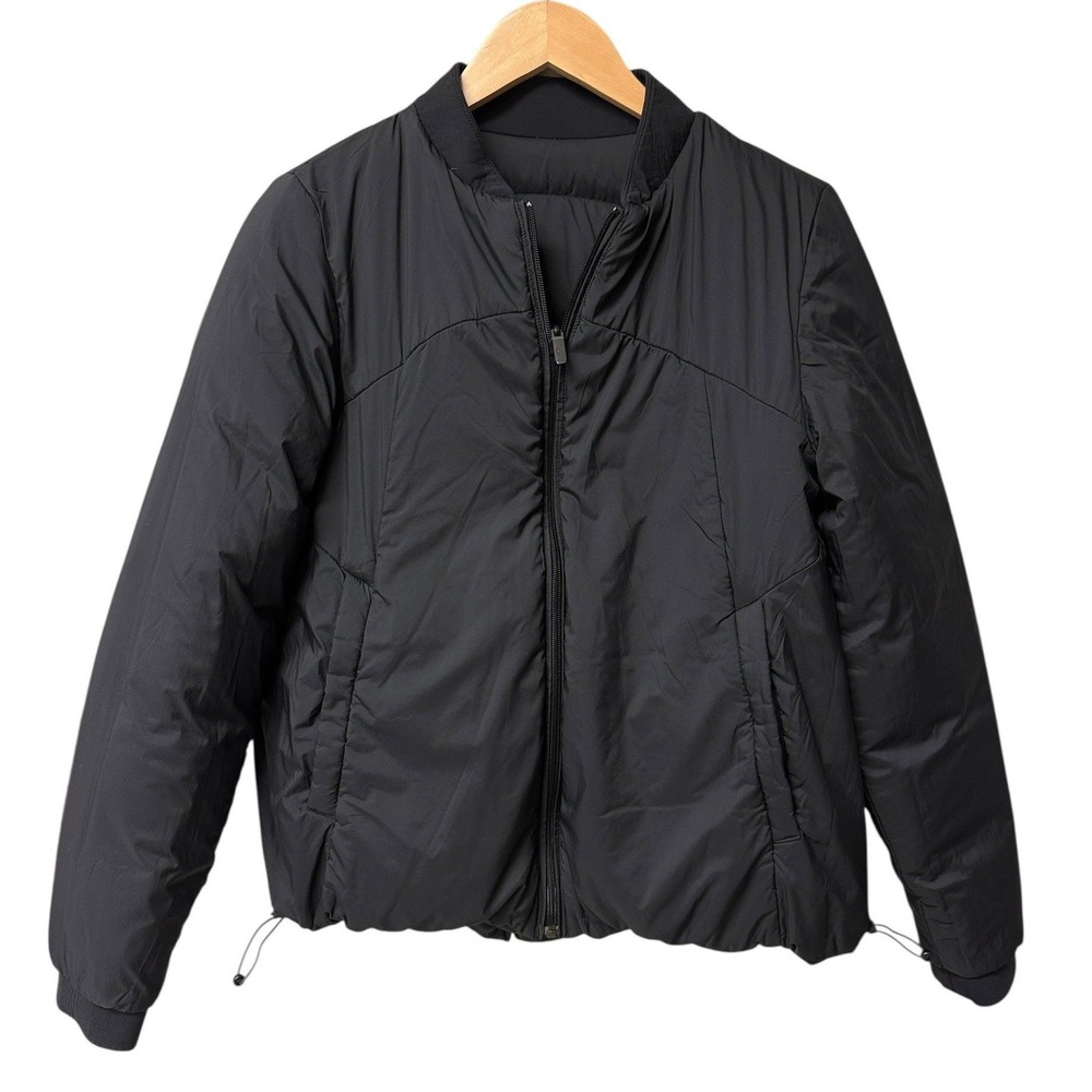 Lululemon Weightless Wunder Jacket Black Goose Down Puffer Women Size 10 Quilted - Picture 3 of 13